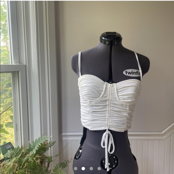 Tic Toc | Tops | Host Pick White Corset Top Small | Poshmark